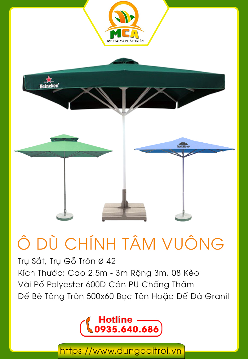 Dù Chính Tâm Vuông