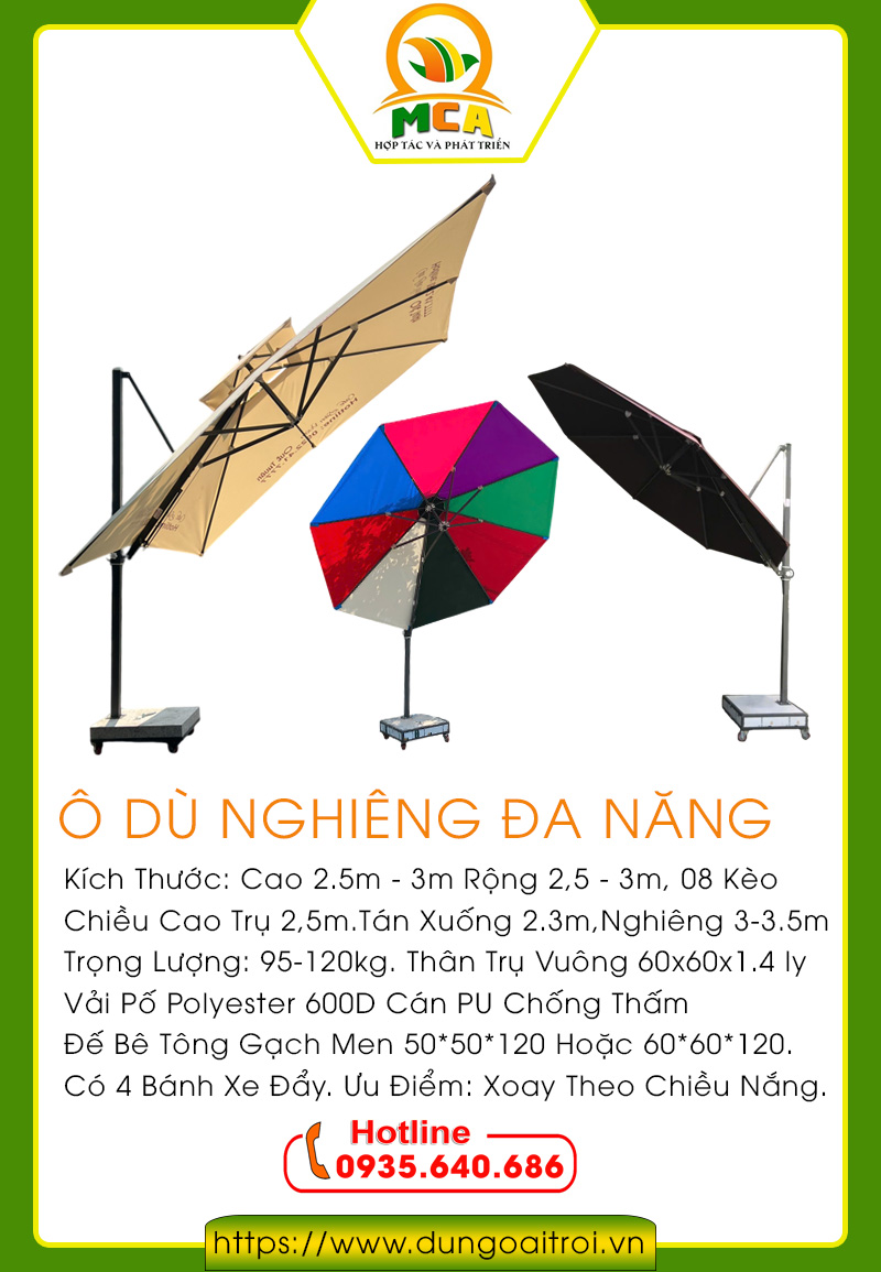 Dù Nghiêng Đa Năng
