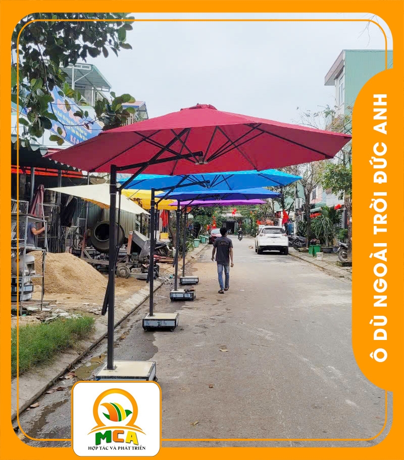 Dù Lệch Tâm Tròn 3m