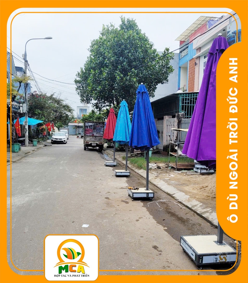 Dù Lệch Tâm Tròn 3m