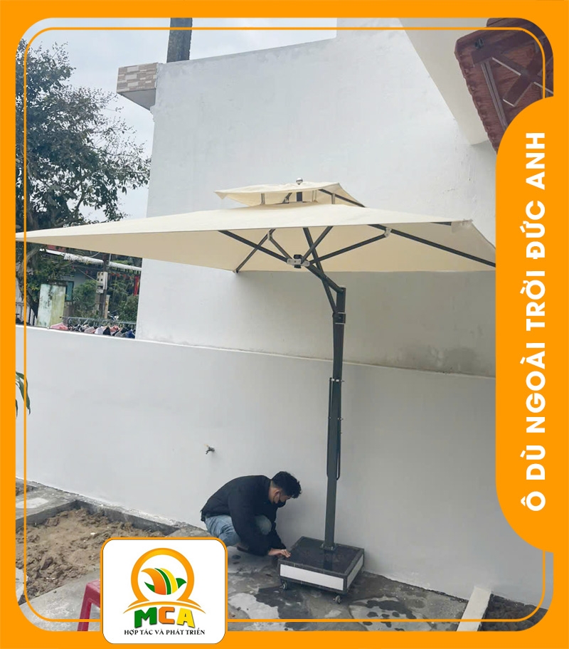 Dù Lệch Tâm Vuông 2,5*2,5m