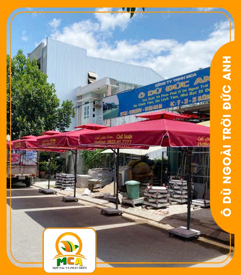 Dù Lệch Tâm Vuông 2,5*2,5m