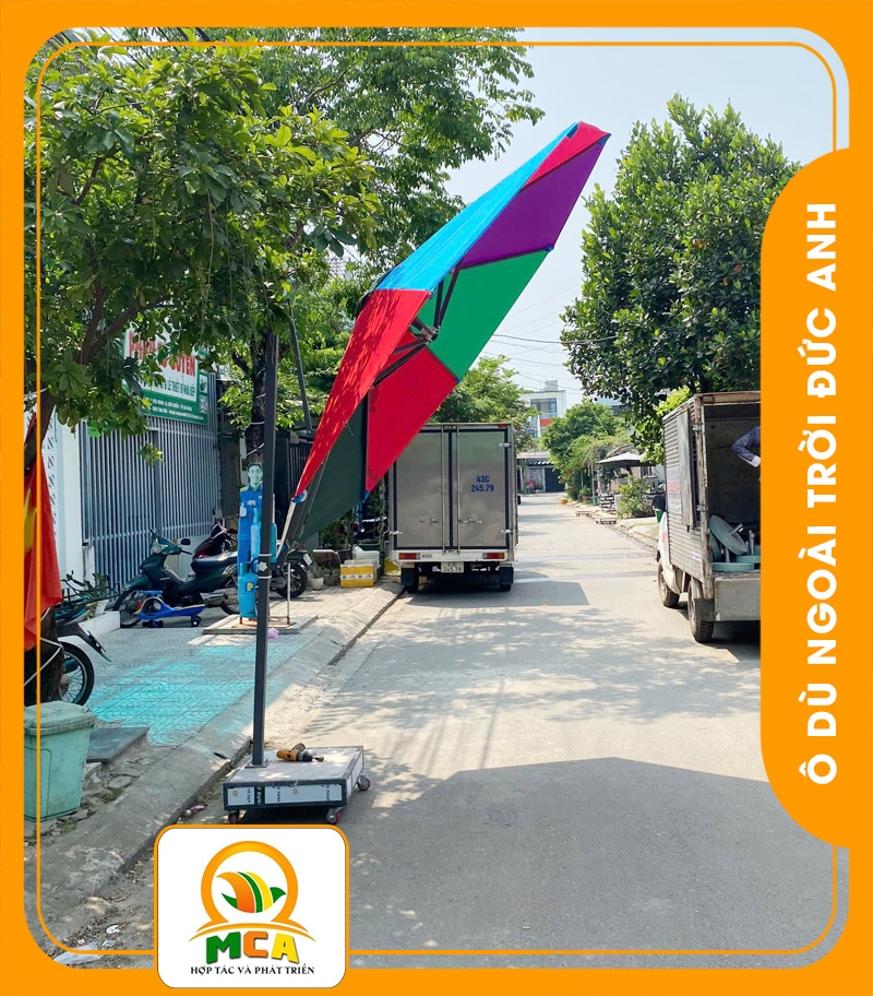 Dù Nghiêng Đa Năng Lệch Tâm Tròn 3m