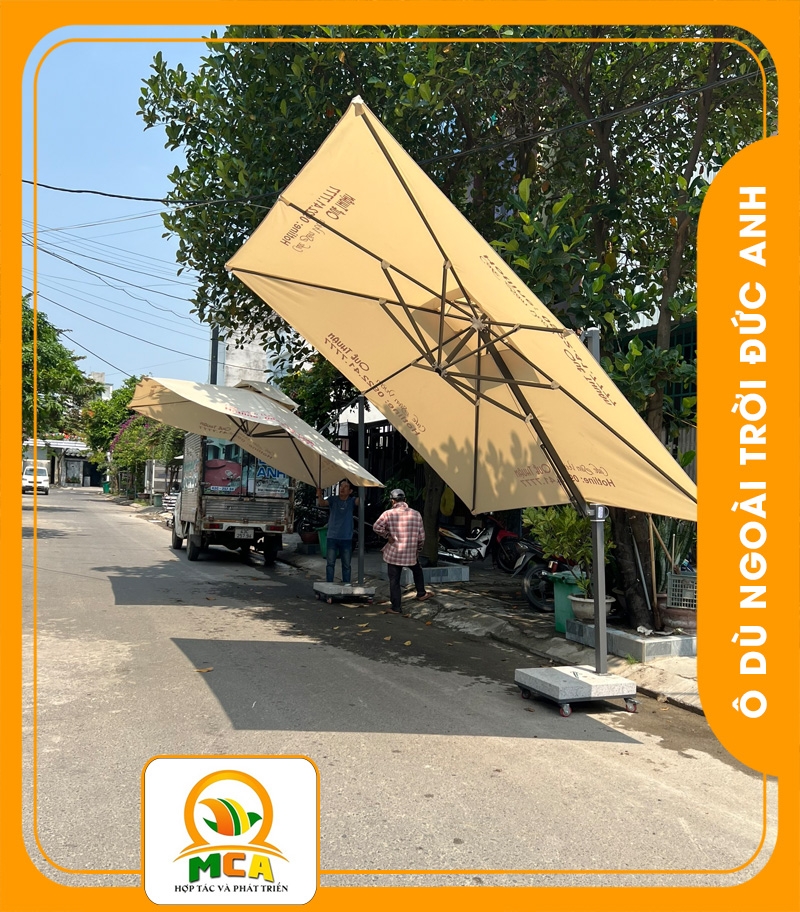 Dù Nghiêng Đa Năng Lệch Tâm Vuông
