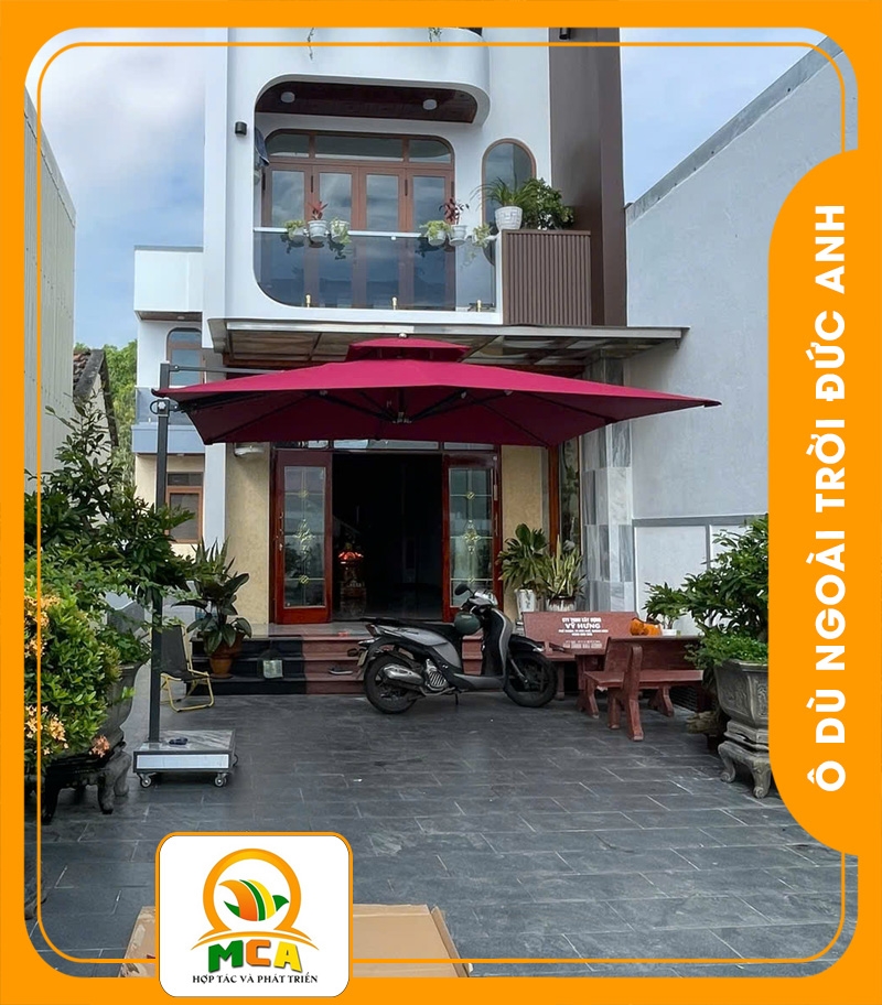 Dù Nghiêng Đa Năng Lệch Tâm Vuông